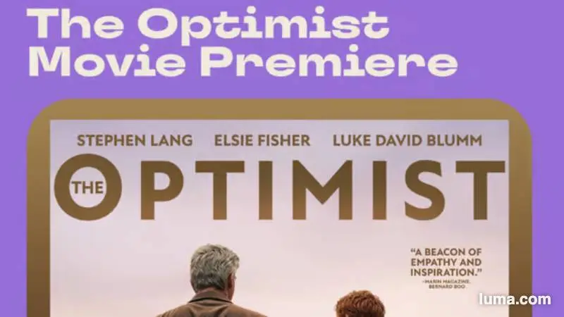The Optimist Movie Premiere & Live Discussion with Producer Dean Lyras