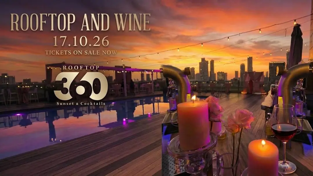 Rooftop 360 Skybar | Wine And Sunset