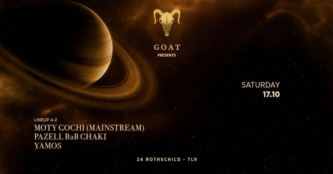 GONEN IDO B DAY | SATURDAY GOAT