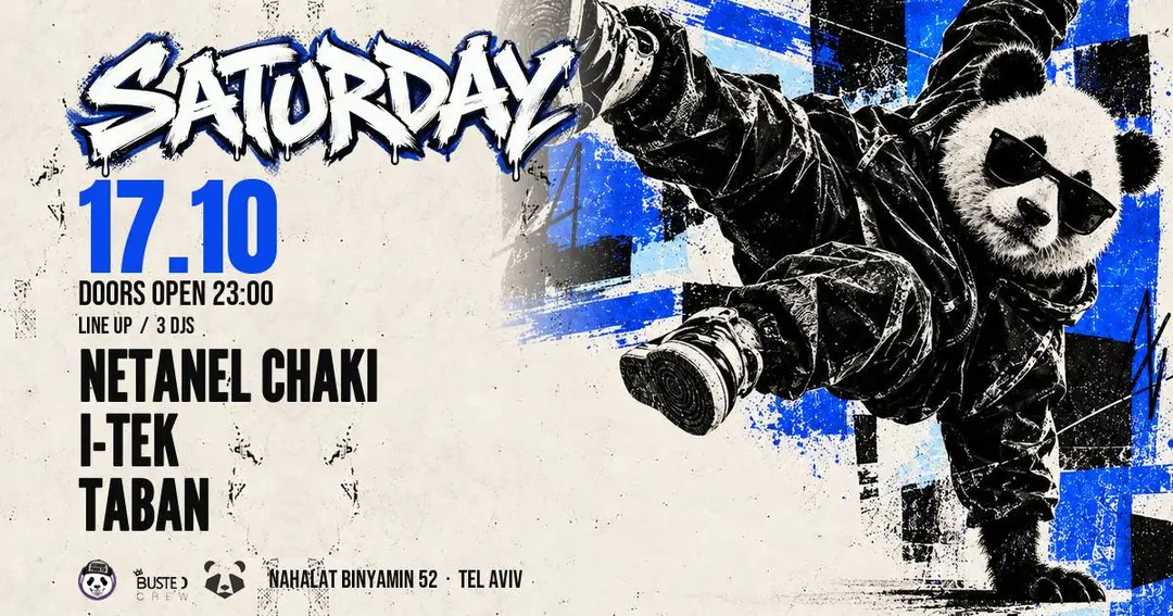 SATURDAY HIP HOP PANDA | PANDA TLV