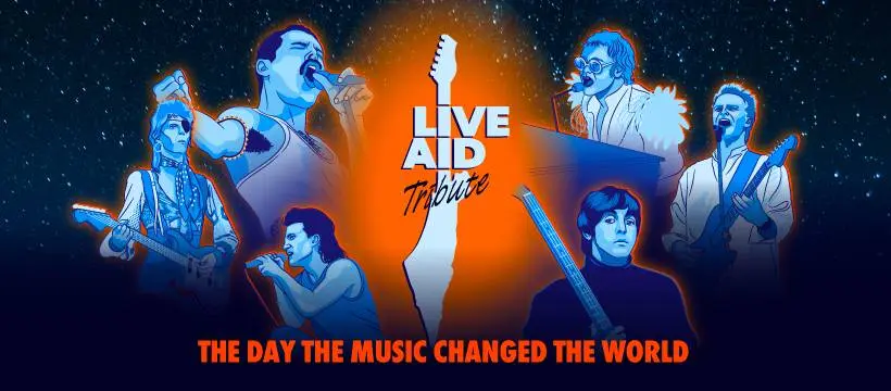 לייב אייד Live Aid - מופע הענק משנות ה-80 ,הדב הירוק הוד השרון