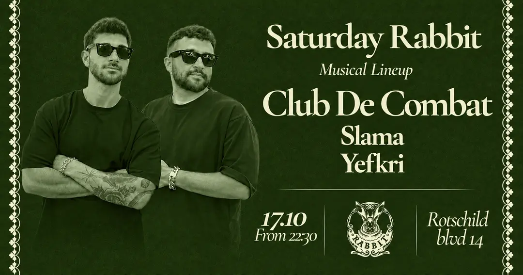 Saturday Rabbit Presents: Clüb De Combat