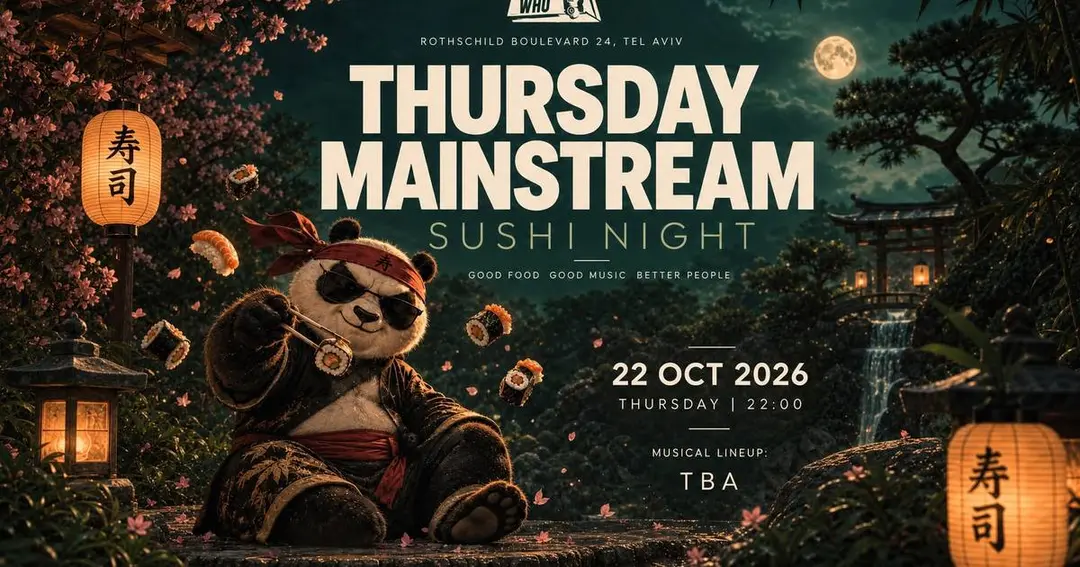 THURSDAY JIMMYwHO X SUSHI NIGHT