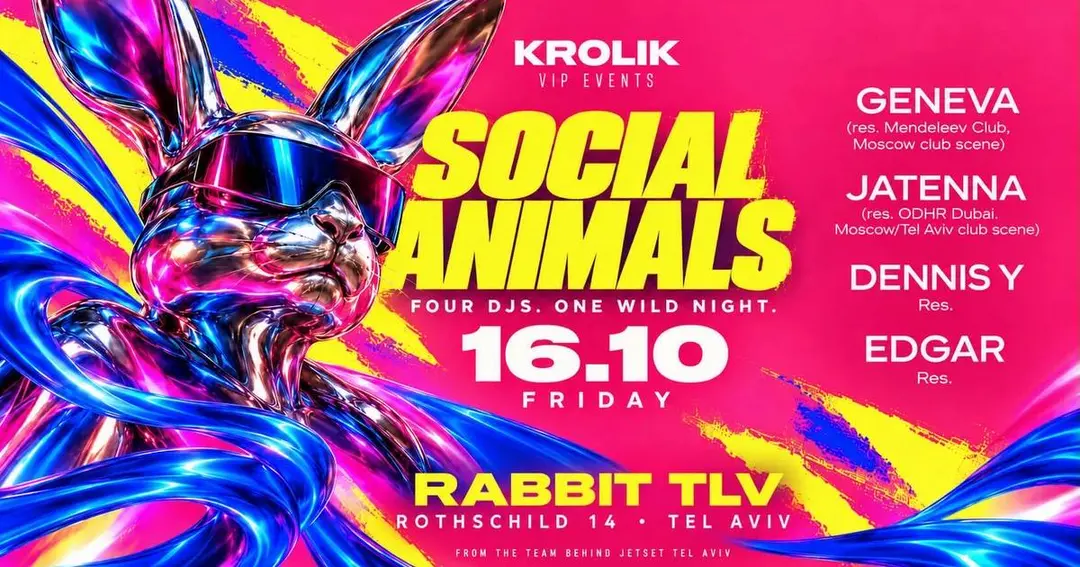 KROLIK VIP EVENTS 🐇 | FRIDAY, October 16