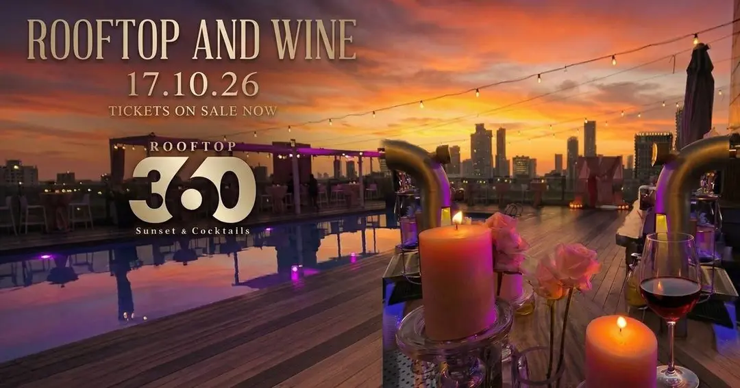 Rooftop 360 Skybar | Wine And Sunset