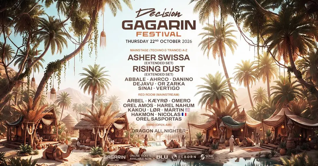 DECISION GAGARIN TEL AVIV • 3 STAGES •